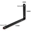 Suporte Triangular de Ferro para Parede Suporte Prateleira de Parede Rack de Parede Divisória Montada na Parede Prateleira de Suporte de Carga Suporte de Prateleira