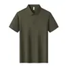 Camisas Polo de Alta Gama para Hombre y Mujer Verano 2026 Nuevo Estilo Sencillas y Versátiles Camisetas Casual de Negocios de Manga Corta de Seda de Hielo con Cuello
