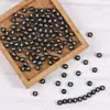 4x 7mm cuentas digitales acrílicas sueltas cuentas de amistad digitales blanco y negro redondas accesorios para joyería DIY Amazon