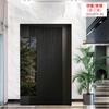 Puerta de Entrada Moderna de Aleación de Aluminio, Puerta Antirrobo para Villa de Estilo Moderno Simple, Puerta de Entrada de Acero Inoxidable de Doble Hoja, Puerta Antirrobo