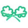 Óculos de Moda Trevo Personalidade Oca Nicho Verde Festival Fantasia Espelho Festa Adereços para Pose Estilo Masculino 179 40