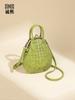 Nueva Bolsa de Clip de Venta Caliente de Nicho, Bolso Tejido a Mano para Mujer, Elegante Bolso de Concha para Llevar en la Mano, Bolso Cruzado Casual para Hombro