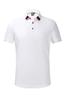 Camisa polo, roupas de trabalho fixas, camiseta bordada, roupas de algodão, manga curta, roupas de trabalho, roupas DIY, camisa cultural, logotipo estampado