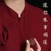 Collar con Colgante de Cinabrio Crudo de los Doce Zodiacos con Arena Morada Dorada de Alto Contenido para Hombres y Mujeres, Joyería para Regalo al por Mayor