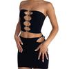 NTZ214 Bolsa para Roupa Íntima Feminina Quente com Strass Brilhante para Quadril Saia de Rede Bodystocking Transfronteiriço