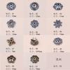 Accesorios de joyería DIY Plata tibetana toroide cuenta toroide sombrero de flor joyería al por mayor