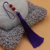 Yixiangfei 10cm borla con borlas y cuentas marcapáginas ropa infantil sombrero colgante manualidades cheongsam adornos para hombros de nube