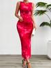 Comercio Exterior Ropa de Mujer Transfronterizo Temu Estación Independiente Shein Amazon Vestido Elegante Delgado Sin Mangas