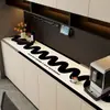 Protetor de bancada de aparador de jantar luxuoso e de alta qualidade, tapete de mesa para rack de TV, toalha de mesa longa, tapete de mesa para armário de vinhos e armário de sapatos