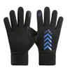 Luvas de Ciclismo de Toque para Inverno, Luvas Quentes Antiderrapantes para Passeios ao Ar Livre para Homens e Mulheres