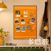 Arte de pared para dormitorio inspirado en la dopamina, decoraciones para sala de estar y recibidor, arte de pared magnético de acero inoxidable, imanes para refrigerador, arte de pared para fotos