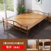 Cama dobrável de bambu, de solteiro ou casal, para uso doméstico, cama de cochilo, cama simples de madeira aglomerada para casa de aluguel de adultos, cama de bambu