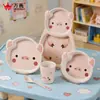 Vajilla infantil de melamina fibra de bambú plato infantil traje plato con forma de cerdo tazón para bebé tazón de dibujos animados anticaída generación cabello
