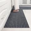 Tapete Longo Absorvente de Água e Óleo Resistente a Manchas para Cozinha, Entrada, Interior e Exterior, Capacho Removedor de Poeira, Tapetes de Piso Antiderrapantes para Entrada