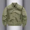 Jaqueta de Voo Masculina com Gola Baseball Nova Outono 2026 Moda Versátil Casual Roupa Externa Juvenil