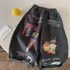 Pantalones para Niños 2026 Otoño Nuevas Llegadas: Pantalones Estilo Coreano Cool Streetwear Estampados para Niños y Niñas, Pantalones Casuales Trendy para Bebé