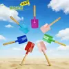 Juguetes de Agua para Niños, Cubos de Hierro para Playa, Cubos de Agua Engrosados, Cubos de Lata para Jardinería y Plantación, Excavación y Pala de Arena para Playa al Aire Libre, Venta al por Mayor
