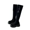 Botas Altas de Suela Gruesa para Mujer, Nuevo Estilo Otoño e Invierno 2026, Botas Altas de Tacón Grueso, Botas de Monta, Botas de Moda Convertibles
