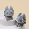 Lindo Llavero Colgante de Resina Toothless Accesorio Adorno de Cómo Entrenar a tu Dragón Decoración de Coche Escritorio Encanto para Bolso