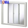 Tuoman Procesa y Personaliza Puertas Batientes de Aluminio de Aleación de Aluminio de Puente Roto, Puertas Batientes de Vidrio Antirrobo para el Hogar, Puertas de Entrada