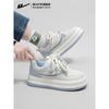 Sapatos femininos Huili sapatos de prancha femininos 2024 novas explosões outono tênis casual fundo grosso cabeça grande sapatos brancos femininos