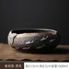 Cerámica Gruesa Lavado de Té Pez Dorado Juguete Tazón de Té Grande Lavado de Té Pincel de Lavado Tanque para Posos de Té Jianshui Tetera Juego de Té Kung Fu Combinación Cero