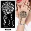Pegatinas de Tatuaje Henna de Jugo Transfronterizo Plantilla Hueca para Pintura en Spray en el Brazo Pintura Corporal Pegatinas para Fiesta Halloween