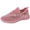 Zapatos Deportivos para Mujer 2022 Primavera y Otoño Nuevo Estilo Zapatos Deportivos para Mujer Transpirables Tejido de Punto Volador Zapatos Casuales Ligeros Zapatos para Correr de Tejido de Punto Volador