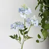 Flores Artificiales con 3 Cabezas, Hortensias de Colores para Decoración del Hogar, Arreglos de Boda y Arreglos Florales para Bodas, Hortensias Multicolor Transfronterizas