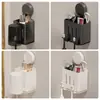 Suporte para Escova de Dentes, Porta-Copo para Escova de Dentes Montado na Parede Sem Furos, Armazenamento de Copo para Enxaguante Bucal, Suporte de Parede para Escova de Dentes Elétrica