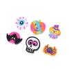 E-commerce transfronteiriço comércio exterior atacado explosões multicolorido criativo Halloween borracha feriado festival de fantasmas de borracha