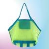 Saco de armazenamento rápido para brinquedos de praia, ferramenta de escavação de areia, saco de armazenamento de artigos diversos, saco de conchas à beira-mar, saco de malha de drenagem
