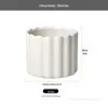 Vendas Diretas da Fábrica Simples Criativo Imitação Porcelana Vasos de Flores de Plástico Redondos Espessos Vasos de Flores Conjunto de Flocagem de Plástico Vasos de Flores Atacado