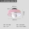 Lámpara de Techo Opalina Luna Llena Vintage, Luz Ambiental Minimalista de Vidrio para Diseñador, Lámpara de Estudio, Estilo de Mediados de Siglo