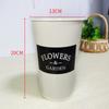 Jarrón Cubeta de Flores Casual Florería Arreglo Floral Exhibición de Escritorio Cubeta de Flores Secas Cubeta de Flores de Hierro para Sala de Estar Cubeta para Abrazos