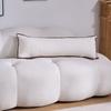Almofada Yimanqiyun Cor Lisa Bordada para Sofá Sala de Estar Almofada Longa para Dormir Pernas Lateral de Cama Almofada para Encosto de Janela de Canto