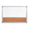 2147 Placa Magnética de Mensagens para Pendurar de Metal de Face Única Quadro Branco Combinação de Quadro de Cortiça com Estrutura de Liga de Alumínio e Propriedades Magnéticas