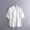 Peça íntima Hanfu, Roupão de gola redonda da Dinastia Ming, Roupão taoísta, Roupão de corte reto da Dinastia Song, forro, camada base, mangas largas, estilo antigo unissex outono