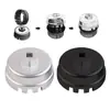 Ferramenta de desmontagem de grade de óleo tipo tampa de quatro portas/seis portas Chave de soquete para elemento de filtro de óleo Desmontagem de filtro Chave de filtro