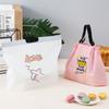 Bolsa Desechable con Cordón para Llevar Empaque Bolsa de Plástico Portátil Bolsa para Ensalada Comida Bolsa de Empaque