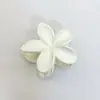 Oufile Europeu e Americano Transfronteiriço Fosco Plumeria Presilha de Cabelo Feminina Férias Coque Presilha Tubarão Grampo de Cabelo Acessórios de Cabelo Atacado