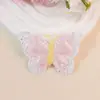 Nuevos Accesorios de Mariposa Ultrasónica DIY Accesorios para el Cabello Accesorios para la Cabeza Accesorios de Lentejuelas Venta al por Mayor Accesorios para Bolsas de Tela de Doble Capa