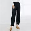 Pantalones Plisados Miyake para Mujer Nuevos Leggings de Cintura Elástica Pantalones Harlan de Alta Elasticidad para Combinar con Todo Pantalones Casuales