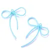 Accesorios para joyería de viento atmosférico simple, aretes de pintura de aleación, accesorios para el cabello, material hecho a mano para bricolaje W175
