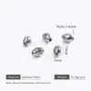 Cuentas de Cubo Chapadas en Oro que Conserva el Color Cuentas Facetadas Cuentas de Esquina Cortada para Manualidades Cuentas Sueltas Accesorios para Joyería Cuentas de Flor Cortada Doradas Cuentas Espaciadoras de Posicionamiento