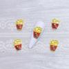 Xiaohongshu Transfronteiriço Desenho Animado Popular Série Mundo Animal Três Acessórios de Unhas Artísticas DIY Unhas Vestíveis Atacado