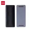 Deli Whiteboard Eraser com flanela magnética de alta qualidade Dual Use Easy Erase Giz Acessórios para crianças Escova de borracha de borracha de lousa