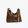 Bolso de Hombro de Cuero Suave para Mujer, Gran Capacidad, Bolso de Moda Nuevo para Mujer, Bolso Tote Cruzado Casual de Gama Alta de Nicho