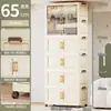 Em estoque Casa Sem Instalação Guarda-Roupa de Bebê Armário de Armazenamento para Recém-Nascidos Guarda-Roupa Dobrável para Roupas Infantis Guarda-Roupa sem Furos