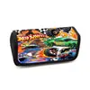 Hot Wheels Race Caja de Papelería Bonita Dibujos Animados Infantiles Estuche con Cremallera de Gran Capacidad